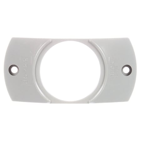 Truck-Lite Deflector Mount, 30 Series Lights, Used In Round Shape Lights, Gray Polycarbonate, 2 Screw 30722